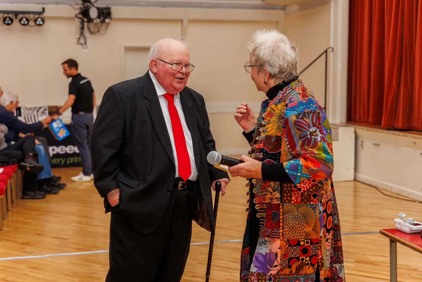 Photo of Tom Molloy with Rosemary