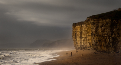 Winter Walk - Burton Bradstock by Meyrick Griffith-Jones