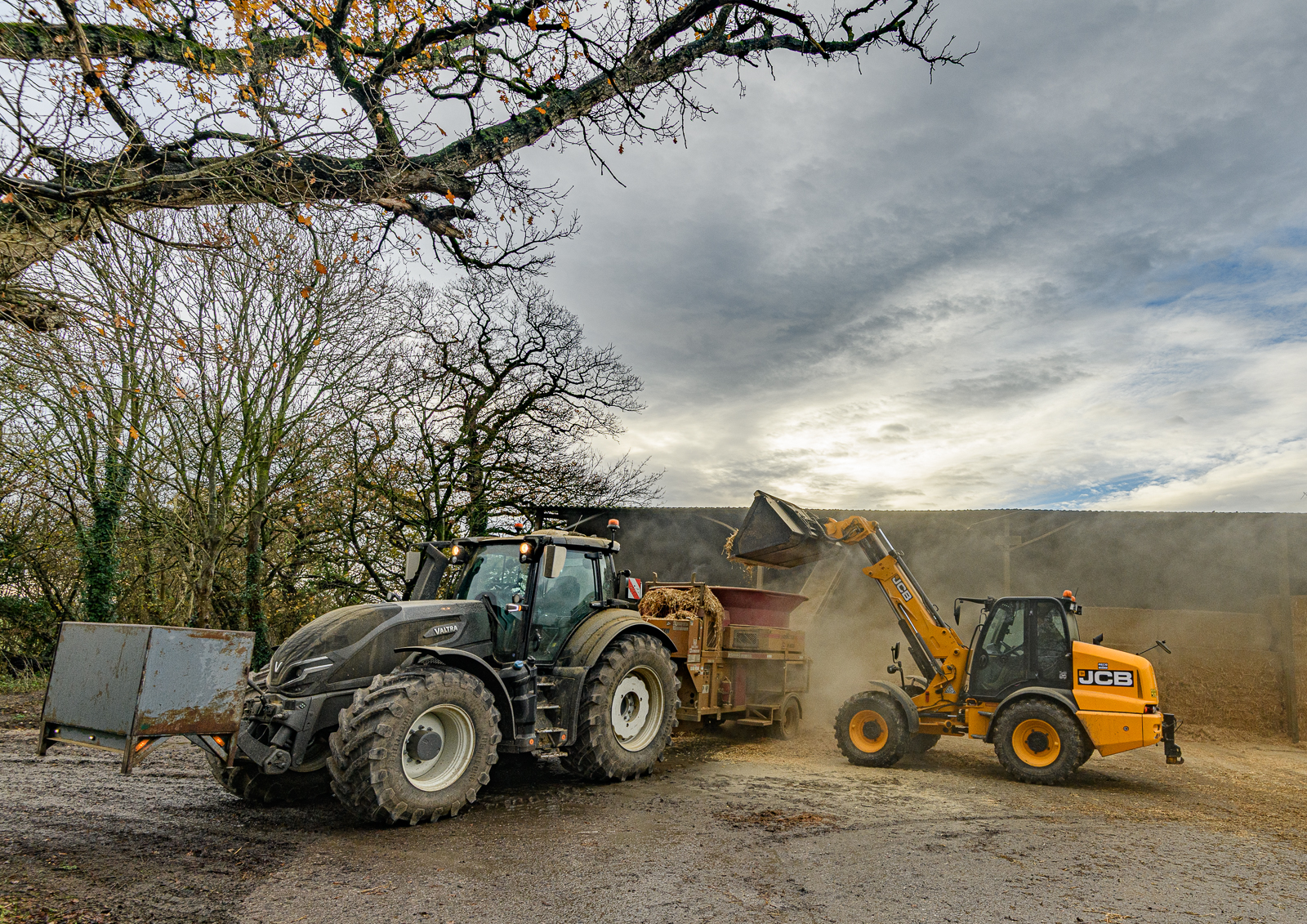 Straw Chopping print by Paul